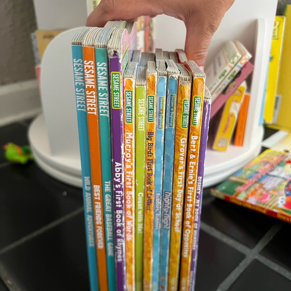 Bendon Sesame Street Preschool Kids Board Books Lot Educational